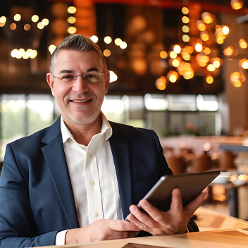 Foto de um consultor